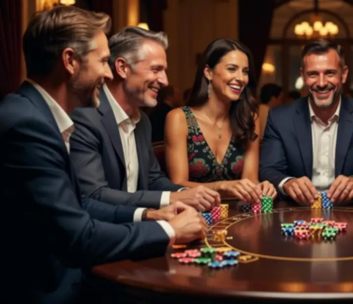 Baráti, jó hangulatú casino style esemény felelős szórakozással